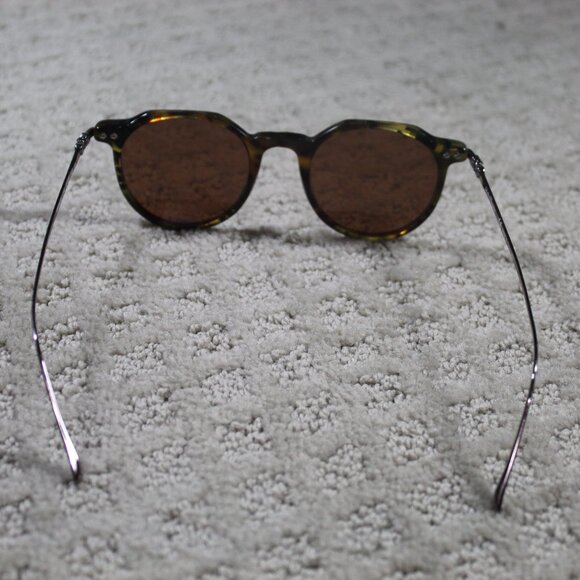 Salvatore Ferragamo Tortoise / Gunmetal SF2845S Round Frame Sunglasses EUC main image 5